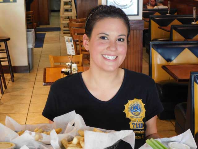 Precinct Pizza - Waitress - Serving Food